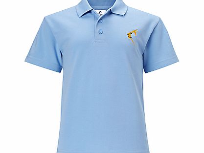 Thomson House School Unisex Polo Shirt, Sky Blue
