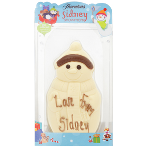 Thorntons Chocolate Snowman Model (150g)