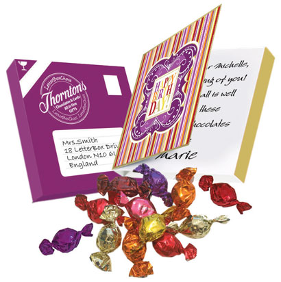 Thorntons Letterbox Chocolates - Happy Birthday
