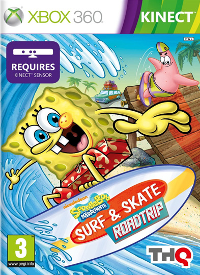 THQ SpongeBob Surf & Skate Roadtrip Xbox 360