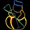 Three Kings Snowman Silhouette Chaser Rope Light