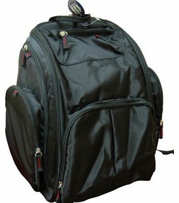 Black Backpack Baby Change Nappy Bag