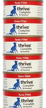 Cat Complete Food - Tuna Fillet 75g. (Pack of 6)