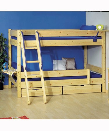 Wooden Bunk Beds  Trundle on Beds Trundle Bed Using Wooden Cleats Will Reduce The Allowable Mat