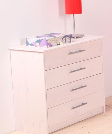 Thuka HIT Whitewash Pine Chest Of Drawers