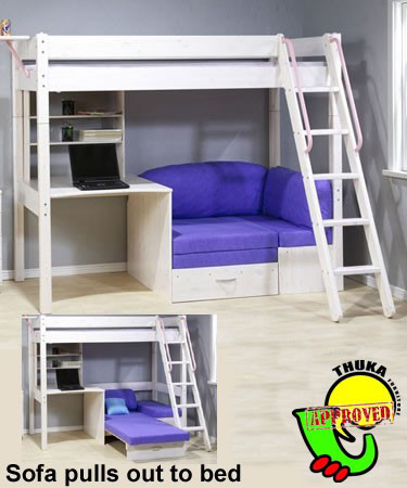 Loft Bed with Desk