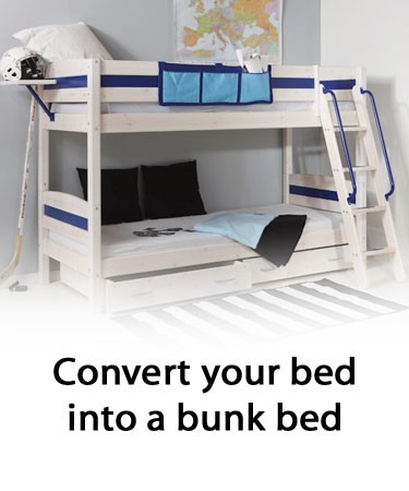Whitewash Bunk Bed Kit (Mid & High Sleeper)