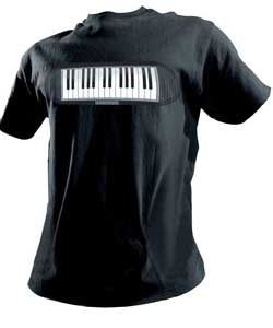 thumbs up Piano Sounds T-Shirt Medium