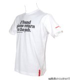 Thumbs UP Xplicit Please Return To Pub Funny Slogan T-Shirt White L