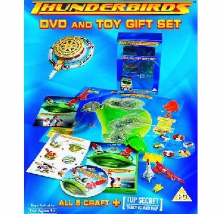 THUNDERBIRDS 2004 Set of all 5 Thunderbirds and DVD BANDAI