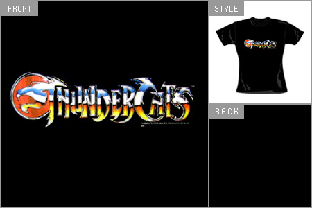 Thundercats (Rainbow Logo) Skinny Fit T-shirt