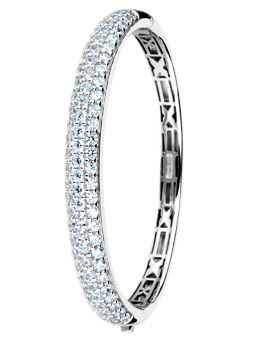 Cubic Zirconia Set Bangle 2251ZI