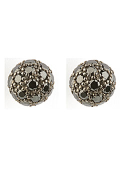 Ti Sento Silver and Black Cubic Zirconia