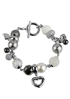 Ti Sento Silver and Cubic Zirconia Charm