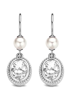 Silver Cubic Zirconia and Pearl Drop