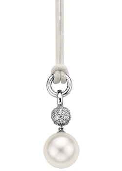 Ti Sento Silver, Cubic Zirconia and Pearl