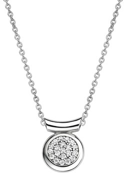 Ti Sento Silver Cubic Zirconia Set Pendant