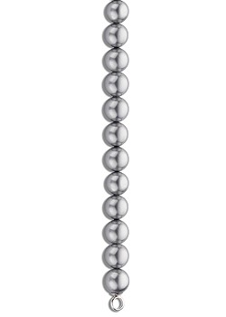 Silver Grey Pearl Necklace 3350PG48