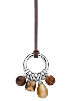 Ti Sento Silver Multi Charm Pendant 6617CC