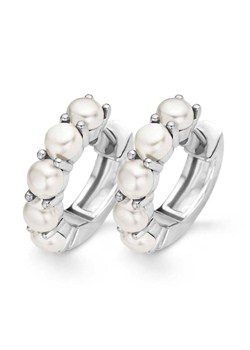 Ti Sento Silver Pearl Earrings 7589PW