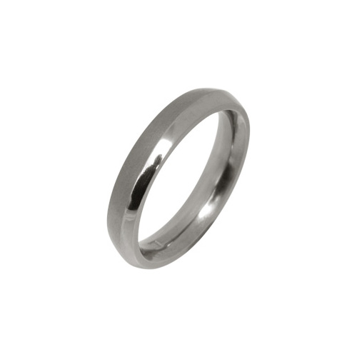 4mm Twist Ring in Titanium by Ti2