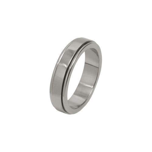 Ti2 Titanium 6mm Raised Centre Ring in Titanium by Ti2