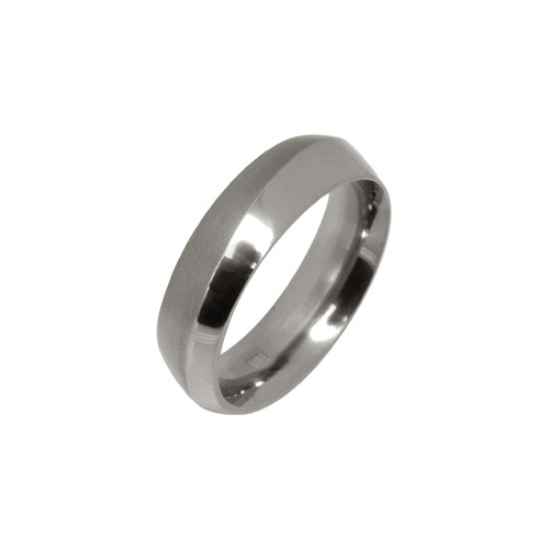 Ti2 Titanium 6mm Twist Ring in Titanium by Ti2
