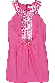 Tibi St Tropez embroidered top