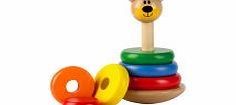 Tidlo Wooden Wobbly Bear Stacker T-0071