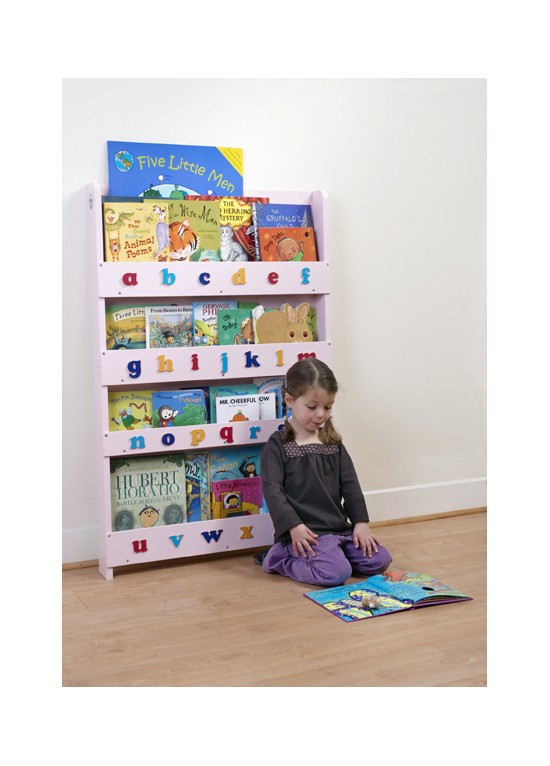 Bookcase With Alphabet-Pink