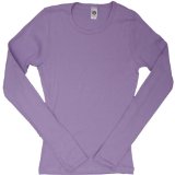 American Apparel - Baby Rib Long Sleeve T, Lavender, XL