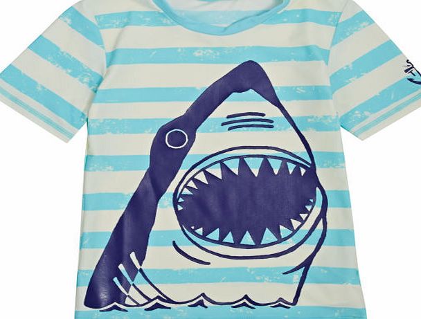 Tiger Joe Boys Tiger Joe Sargeant Shark Short Sleeve Rash