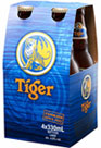 Tiger Lager Beer (4x330ml) Cheapest in Ocado
