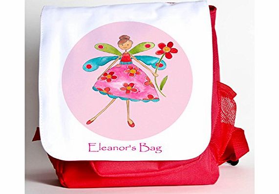 tigerlilyprints bag Girls Backpack,School Ruck Sack, Personalised, flower fairy Backpack