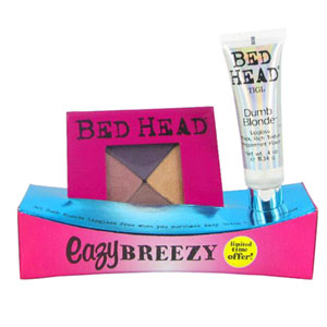 Tigi Easy Breezy 4-Play Eyeshadow with free Lip