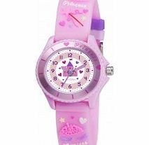 Tikkers Girls Pink Fairy Princess Watch