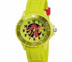 Tikkers Kids Green Dragon Watch