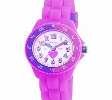 Tikkers Kids Pink Rubber Watch