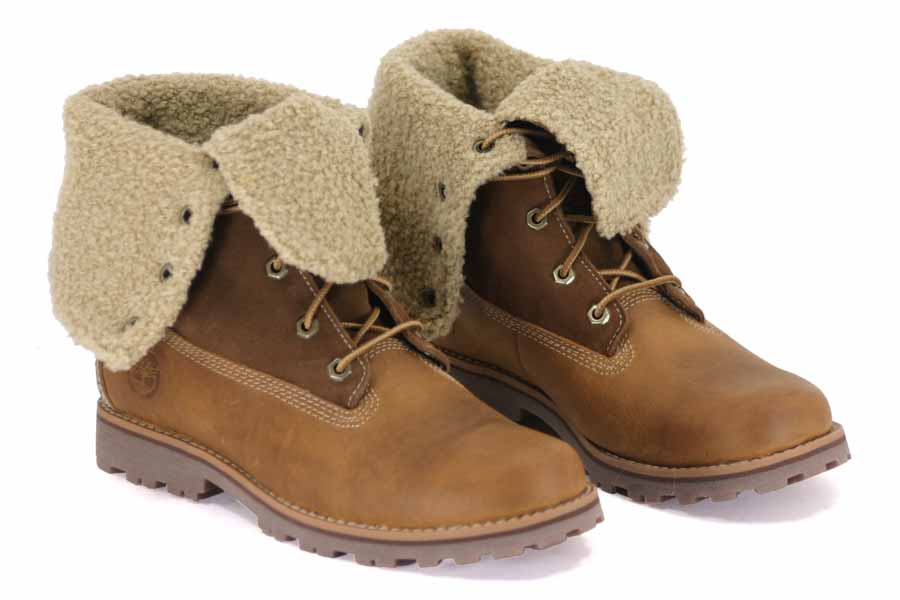 Timberland - 6in Shearling Boot - Kids - Rust