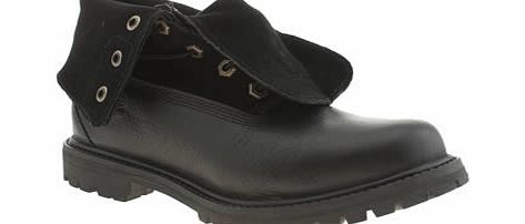 Timberland Black Authentics Roll-top Boots