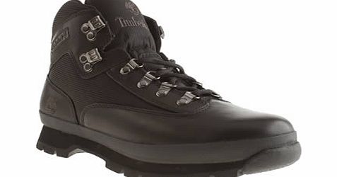 Timberland Black Eurohiker Sc Boots
