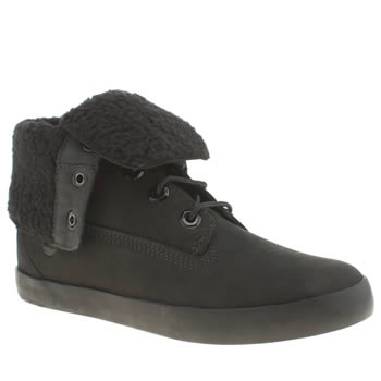 Timberland Black Glastenbury Fold Down Boots