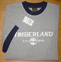 Timberland Crew-neck T-shirt With Navy Trim