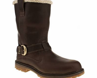 Timberland Dark Brown Nellie Pull On Boots