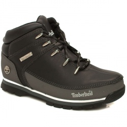 Timberland Female Euro Sprint Leather Upper Casual in Black and Silver