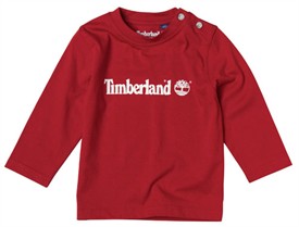Timberland Infant Boys Long Sleeve T-Shirt Red