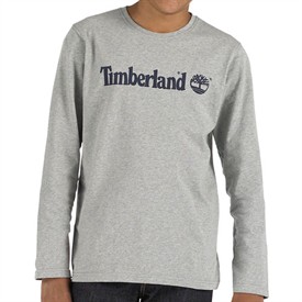 Timberland Junior Long Sleeve T-Shirt Grey