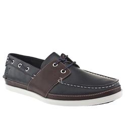 Timberland Male Costa Dorada Leather Upper Lace Up Shoes in Navy