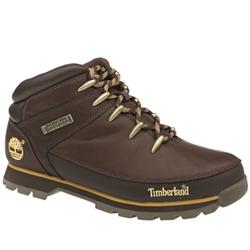 Male Eurosprint Ii Leather Upper Casual Boots in Brown