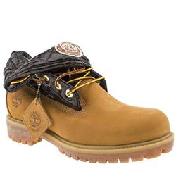 Timberland Male Roll Top Quilt Nubuck Upper Casual Boots in Natural